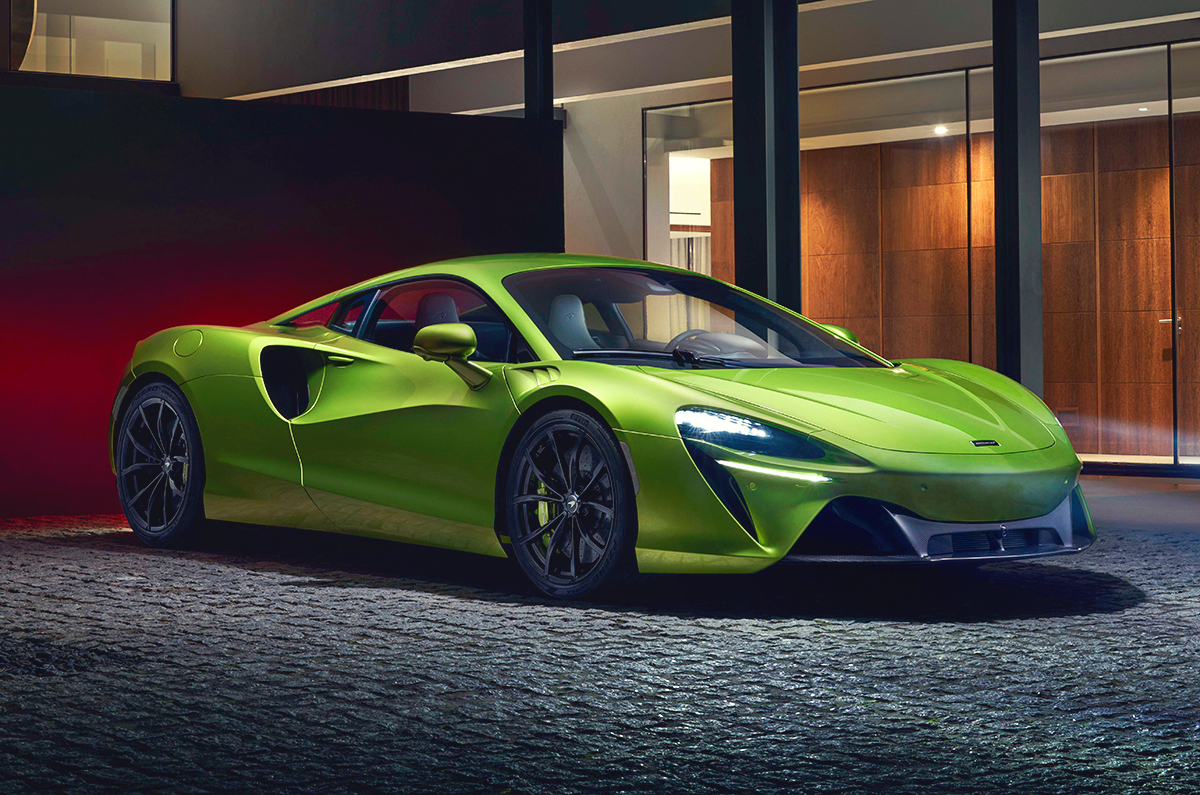 2022 McLaren Artura front quarter.
